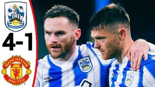 Huddersfield Town vs Manchester United U21 41 All Goals and Extended Highlights [upl. by Alimac]