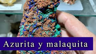 Tema Azurita y malaquitacanal de minerales naturales [upl. by Kcirnek826]