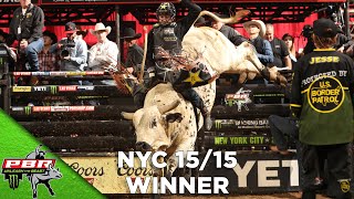 New York City 1515 Bucking Battle WINNER Mason Taylor Earns FIRST 90 of 2020 Season [upl. by Emmeram]