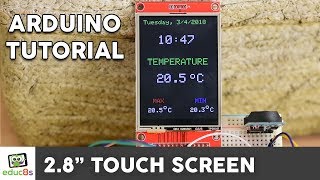 Arduino TFT LCD Touch Screen Tutorial 28quot ILI9341 Driver also for ESP32 [upl. by Lilak540]