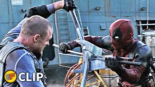 Deadpool vs Ajax  Final Fight Scene Part 1  Deadpool 2016 Movie Clip HD 4K [upl. by Ivanna]