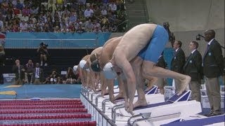 Mens 50m Freestyle SemiFinals  London 2012 Olympics [upl. by Nigem]