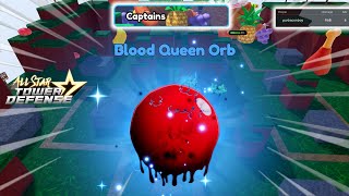 Getting 2 Blood Queen ORB  The BEST Units for Chill Grind  Roblox All Star Tower Defense [upl. by Lahcear]