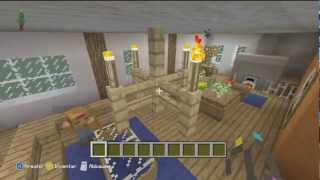 Minecraft Xbox 360 Edition  Schöner Wohnen  Wohnzimmer einrichtenbauen [upl. by Anivlac367]