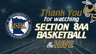 Section 8AA Boys Basketball Perham vs Thief River Falls [upl. by Stig]