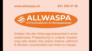 Infrarotkabine ALLWASPA Wirkungsunterschied Welcher Strahler wirkt am Besten [upl. by Singer]