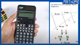 10 ejercicios de Proporcionalidad  función Ratio en Casio Fx 991cw [upl. by Ozan249]