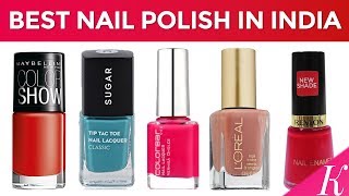 9 Best Nail Polish Brands in India with Price [upl. by Aitnuahs]