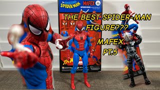 Mafex SpiderMan pt5 rating SpiderMan figures [upl. by Euqininod]