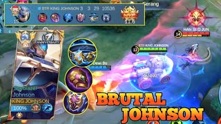 JOHNSON BEST BUILD 2024 🔥 Must Try  MLBB [upl. by Ahsehyt]