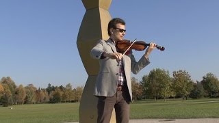 Alexandru Tomescu  “Lăutarul” de George Enescu la Coloana infinitului [upl. by Kauslick270]