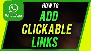 How to Add CLICKABLE LINK in WhatsApp Status [upl. by Bornstein]