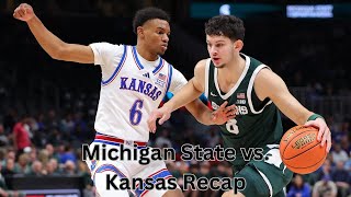 Michigan State Basketball vs Kansas Champions Classic Recap  So many missed opportunities [upl. by Neuburger250]