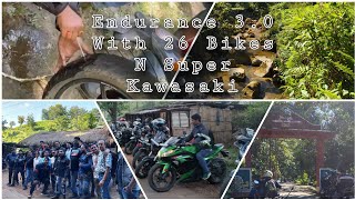 Endurence Ride 30 With 26 bikes and 1 Kawasaki in Jungle [upl. by Noble590]