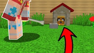 EL MEJOR ESCONDITE EN LA CASETA DEL PERRO 🏠😂 MINECRAFT [upl. by Ophelia]