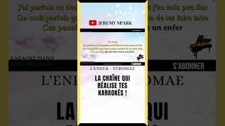 SHORT Lenfer  STROMAE Karaoké Piano Français [upl. by Mamoun]