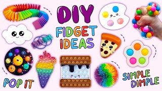 10 DIY FIDGET IDEAS  Let the Fun Begin fidget [upl. by Ad]