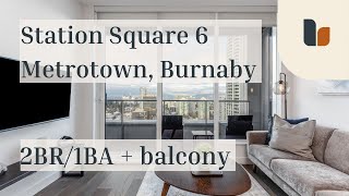 Furnished apartment rental Burnaby  Metrotown Station Square Tower 6 [upl. by Territus]