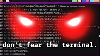 Dont fear the terminal How to use basic terminal operators [upl. by Geithner]