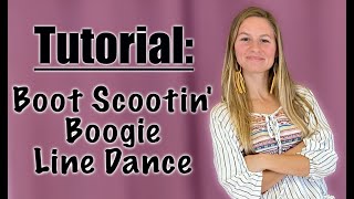 Boot Scootin Boogie Line Dance Tutorial [upl. by Nadabus]