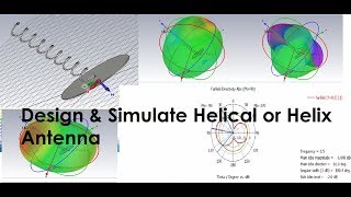 How to Design amp Simulate Helical or helix Antenna using CST STUDIO SUITE [upl. by Amsaj656]