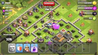 Clash of Clans  All Out Level 5 Giant Raid  TH8 [upl. by Ahsiel]