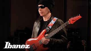 Joe Satriani discusses the features and inspiration behind his new Ibanez JS2410 Signature model [upl. by Eremahs]