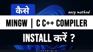 Learn how to install a C C compiler on Windows  Hindi Tutorial [upl. by Joab]