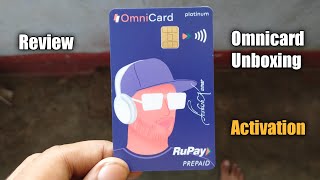 omnicard card unboxing omnicard review Free debit card for teenagers omni card [upl. by Lilybelle]