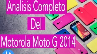 Motorola Moto G 2014 Análisis en español [upl. by Idnil]