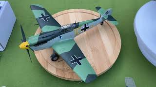 Warbird movie star Hispano Buchon 132 Spanish Messerschmitt conversion [upl. by Adanama]