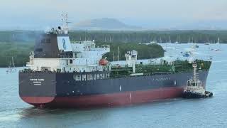 Navig8 Guide Tanker Entering Cairns Harbour on 31 Aug 2024 [upl. by Short954]