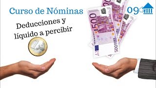 09 Curso de nóminas Deducciones en la nomina [upl. by Fredella]