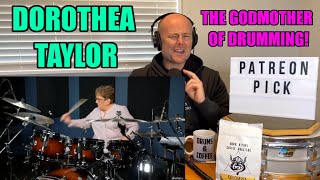 Drum Teacher Reacts DOROTHEA TAYLOR  The Godmother Of Drumming Plays Down With The Sickness [upl. by Clara]