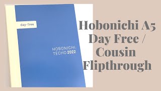 Hobonichi CousinA5 Day Free Planner Overview Flipthrough [upl. by Arama507]