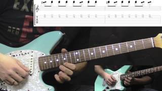 Sepultura  Territory  SOLO  Metal Guitar Lesson with TABS [upl. by Nalyak]