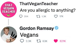 GORDON RAMSAY SAVAGE TWEETS [upl. by Neumark625]