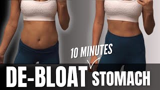 10 Min Stomach DeBloating Stretch Routine Helps Digestion Constipation [upl. by Bohlen]