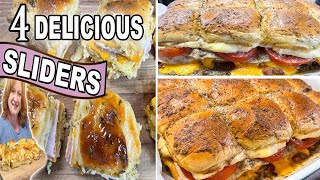 4 DELICIOUS SLIDERS Recipes Perfect for Appetizers Game Day or Anytime [upl. by Itraa570]