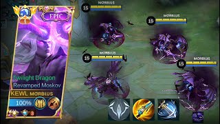 NEW PATCH GLOBAL MOSKOV NEW BUILD 500 ATTACK SPEED ABUSE 😈 wtf damage  Mobile Legends [upl. by Danby963]