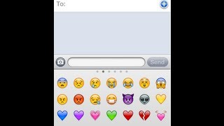 How to get Emoji Emoticons on your iPhone 6 iPhone 5 iPhone iPad or iPod [upl. by Rosenberg752]