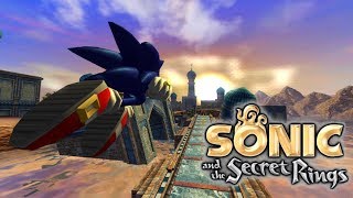 Sonic and the Secret Rings  Sand Oasis  Japanese 4K HD 60FPS [upl. by Ehcnalb]