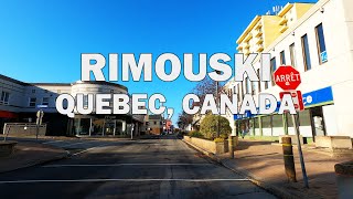 Rimouski Quebec Canada  Driving Tour 4K [upl. by Nevi]