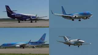 Humberside Airport Plane Spotting  25th June 2024 [upl. by Cornelle789]