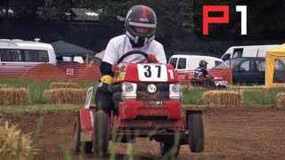 COLIN FURZE RACES A LAWNMOWER [upl. by Darda]