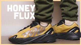 YEEZY 700 MNVN Honey Flux Review  On Foot [upl. by Lienad155]