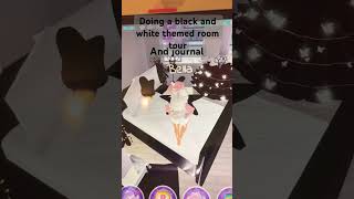 ￼ Doing a black and white themed room tour and journal oneroomchallenge liveroom everyroom [upl. by Bonilla]