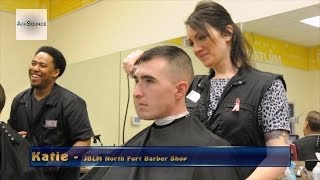 US Army Barber Shop at Joint Base LewisMcChord [upl. by Buddy321]