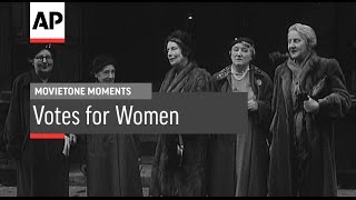 Votes for Women  1955  Movietone Moment  21 Oct 16 [upl. by Nylqcaj]