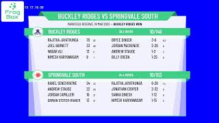 DDCA  Turf 1 Reserves  Grand Final  Buckley Ridges v Springvale South [upl. by Neyut759]